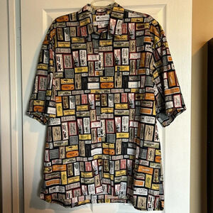 Columbia men’s bass fishing short sleeve button down shirt size XL